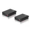 Conversor de mídia LevelOne RJ45 para SC BIDI Fast Ethernet conjunto, fibra monomodo, 20 km