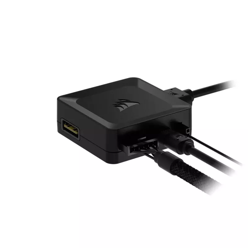 Controlador de ventoinhas Corsair iCUE LINK System Hub preto 1 unidade