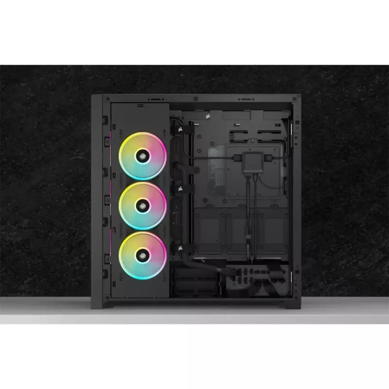 Controlador de ventoinhas Corsair iCUE LINK System Hub preto 1 unidade