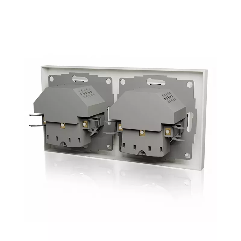 Tomada ICY BOX IB-MPS4200W-PD tipo F + USB A + USB C branco