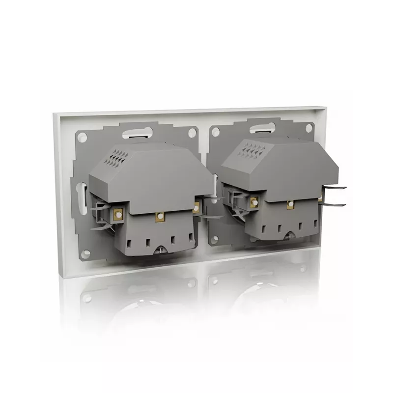 Tomada ICY BOX IB-MPS4200W-PD tipo F + USB A + USB C branco