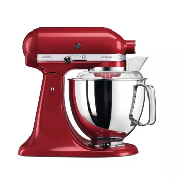 Robot de cozinha KitchenAid Artisan 5KSM175PS — 300 W, 4,8 l taça de aço inoxidável, vermelho