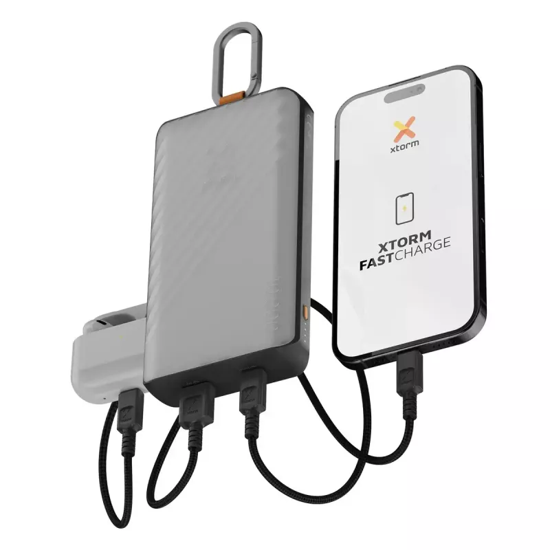 Xtorm Go2 Series XG2S101 power bank solar, 10000 mAh, 15 W, preto