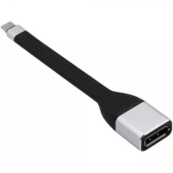 Adaptador de cabo de vídeo Techly ICOC-USBC-DP12 0,131 m USB Type-C DisplayPort preto