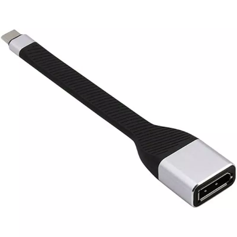 Adaptador de cabo de vídeo Techly ICOC-USBC-DP12 0,131 m USB Type-C DisplayPort preto