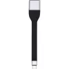 Adaptador de cabo de vídeo Techly ICOC-USBC-DP12 0,131 m USB Type-C DisplayPort preto