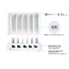 Estação de carregamento autónoma Alcasa PCA-D006W Branco 110W 100-240V