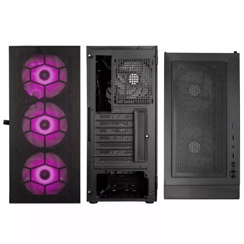 Caixa de PC Kolink OBSERVATORY HF MB Midi Tower Preto