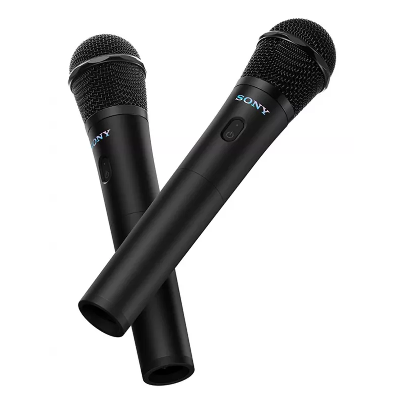 Sony ULTMIC1 conjunto de microfones de karaoke sem fios com 2 microfones e recetor, preto