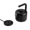 Chaleira elétrica FELLOW Clyde 1,0 L 1200 W – corpo em silicone, depósito de 1,5 L, preto