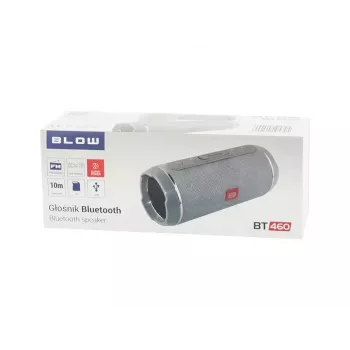 Altifalante portátil Mono BLOW BT-460 cinzento — 5 W RMS, bateria de 2000 mAh, Bluetooth 4.0, MicroSD, FM, AUX