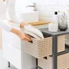 Estante rotho Country armário de plástico com 3 gavetas, branco, 71,2×32,5×37,5 cm, tecnopolímero, rodas