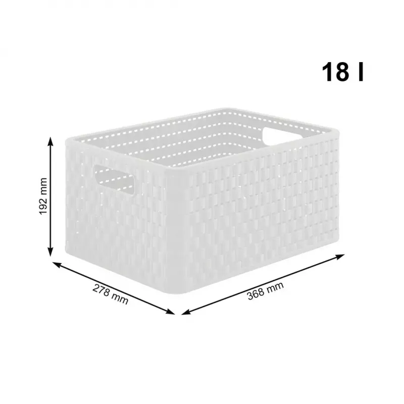 Estante rotho Country armário de plástico com 3 gavetas, branco, 71,2×32,5×37,5 cm, tecnopolímero, rodas