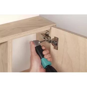 Engrenagem angular para chave de fendas Wolfcraft 4688000, haste hexagonal 6,35 mm, binário máx. 13 N·m, 400 rpm, preto