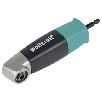 Engrenagem angular para chave de fendas Wolfcraft 4688000, haste hexagonal 6,35 mm, binário máx. 13 N·m, 400 rpm, preto
