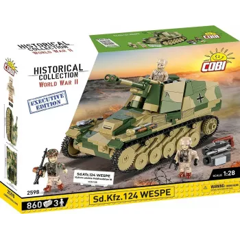 Cobi Blocos SD.KFZ.124 Wespe kit de montagem, 860 blocos