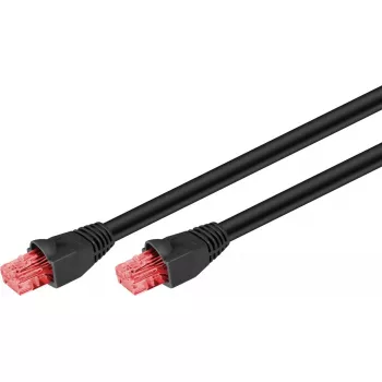 Cabo de rede Goobay 55434 RJ-45 Cat6 20 m Preto