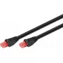 Cabo de rede Goobay 55434 RJ-45 Cat6 20 m Preto