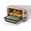 Forno elétrico mini Ariete 3919 Vintage, 800 W, capacidade 10 l, vidro duplo, retro, bege