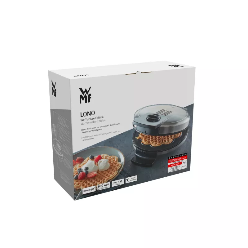 Máquina de waffles WMF Lono 04.1521.0011 5 waffles 900 W preto, cromado