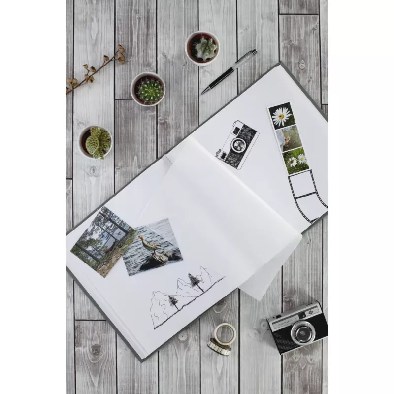 Álbum de fotografias Hama Fine Art cinzento 320 folhas 10 x 15 cm