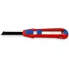 Faca de lâminas retráteis Knipex CutiX® preto azul vermelho