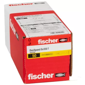 Bucha de expansão Fischer 562150 100 mm nylon 50 unid.