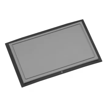 Tábua de corte WMF Touch 32 x 20 cm plástico aço inoxidável preto cinzento