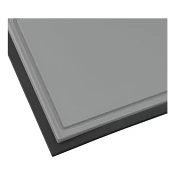 Tábua de corte WMF Touch 32 x 20 cm plástico aço inoxidável preto cinzento