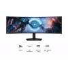 Monitor Samsung S49FG912EU 124,5 cm (49 polegadas) 5120 x 1440 píxeis Dual QHD LCD preto