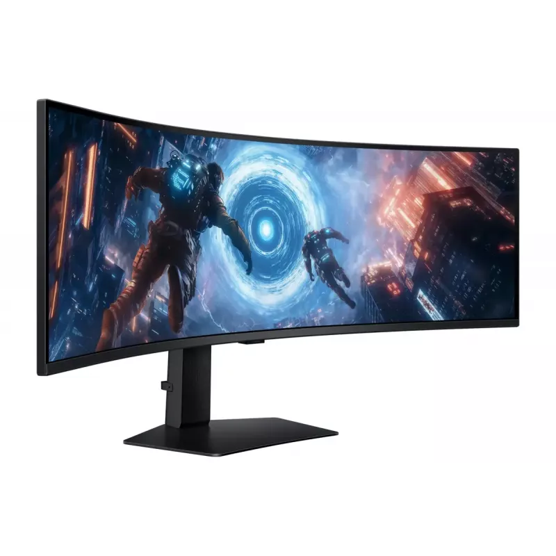 Monitor Samsung S49FG912EU 124,5 cm (49 polegadas) 5120 x 1440 píxeis Dual QHD LCD preto