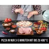 G3 Ferrari Delizia G1000613 PizzaOven Express forno de pizza, 1200 W, para pizzas Ø 31 cm, azul-claro