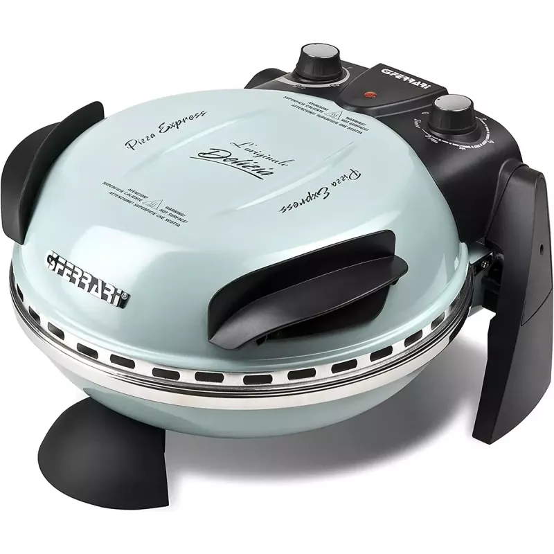 G3 Ferrari Delizia G1000613 PizzaOven Express forno de pizza, 1200 W, para pizzas Ø 31 cm, azul-claro