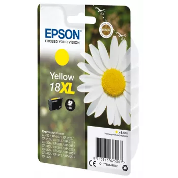 Cartucho Epson 18XL amarelo 450 páginas tinta C13T18144012