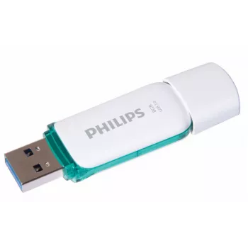 Pen drive Philips FM08FD75B 8 GB USB Type-A 3.2 Gen 1 (3.1 Gen 1) turquesa, branco