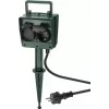 Extensão elétrica Goobay 55943 2m 2 tomadas AC exterior preto verde