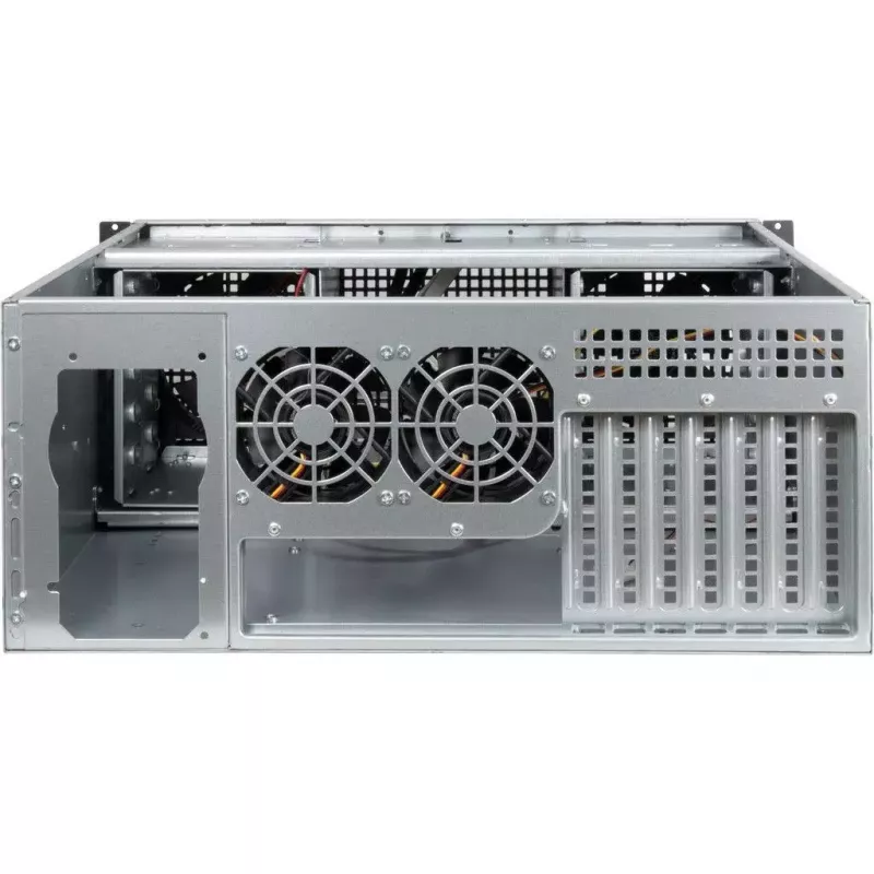 Caixa de servidor Inter-Tech 4U 40240 Rack preto, cinzento