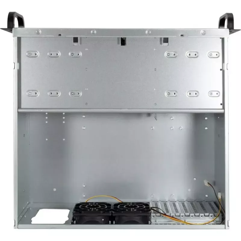 Caixa de servidor Inter-Tech 4U 40240 Rack preto, cinzento