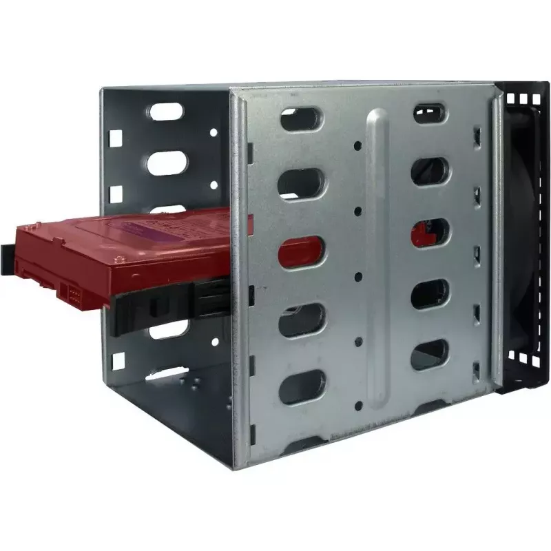 Caixa de servidor Inter-Tech 4U 40240 Rack preto, cinzento