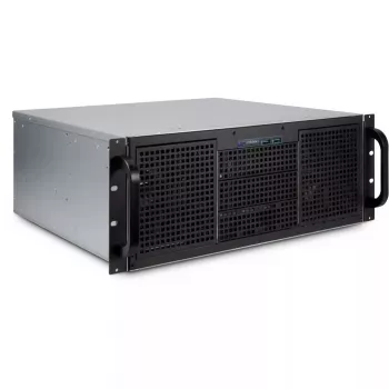 Caixa de servidor Inter-Tech 4U 40240 Rack preto, cinzento