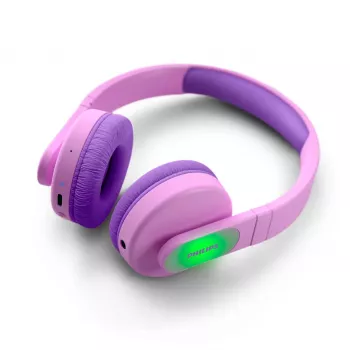 Auscultadores/headset Philips TAK4206PK/00 com fios e sem fios arco chamadas/música USB Type-C Bluetooth rosa