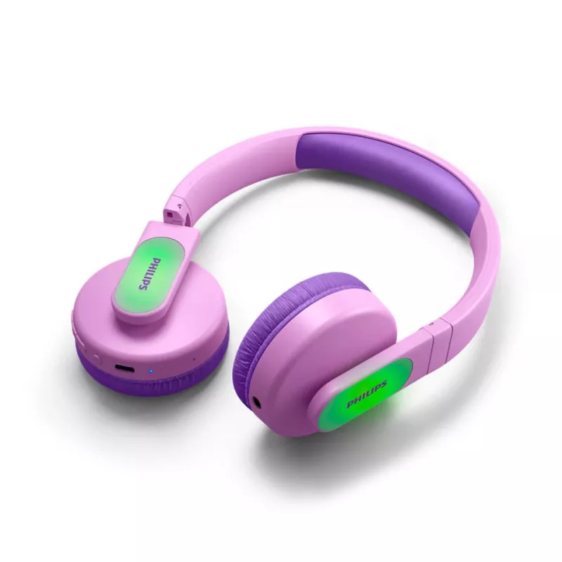 Auscultadores/headset Philips TAK4206PK/00 com fios e sem fios arco chamadas/música USB Type-C Bluetooth rosa