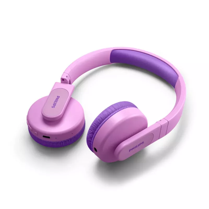Auscultadores/headset Philips TAK4206PK/00 com fios e sem fios arco chamadas/música USB Type-C Bluetooth rosa