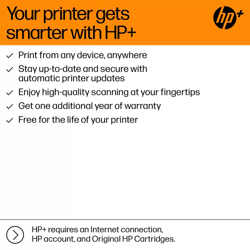 Impressora multifunções a cores sem fios HP OfficeJet Pro 8125e, Instant Ink; impressão frente e verso