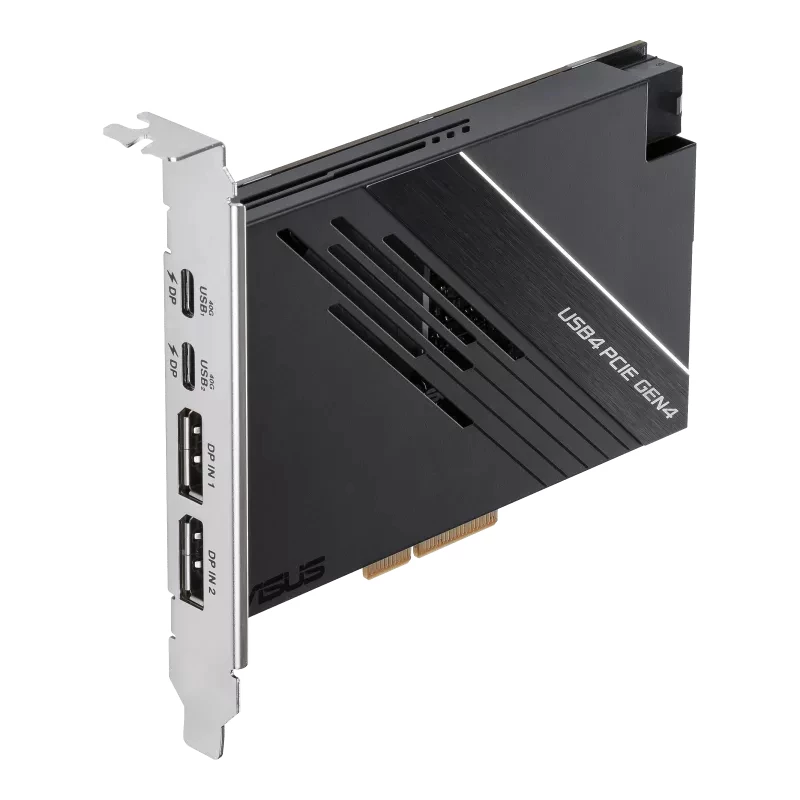 Placa ASUS USB4 PCIe Gen4 placas/adaptadores de interface internos DisplayPort, USB Type-C
