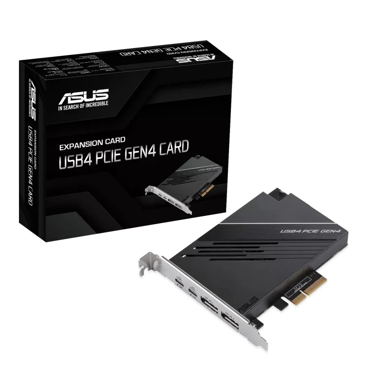 Placa ASUS USB4 PCIe Gen4 placas/adaptadores de interface internos DisplayPort, USB Type-C