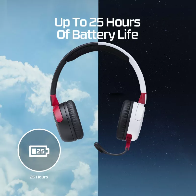 HyperX Cloud Mini - headset gaming sem fios (preto)