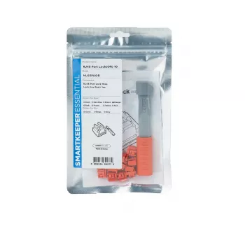 Bloqueador de portas + chave Smartkeeper NL03PKOR RJ-45 Laranja 10 unid.