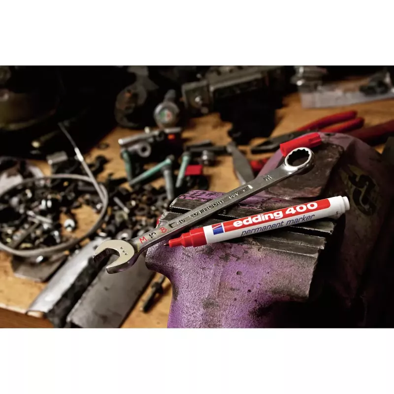 Marcador permanente Edding 400 preto