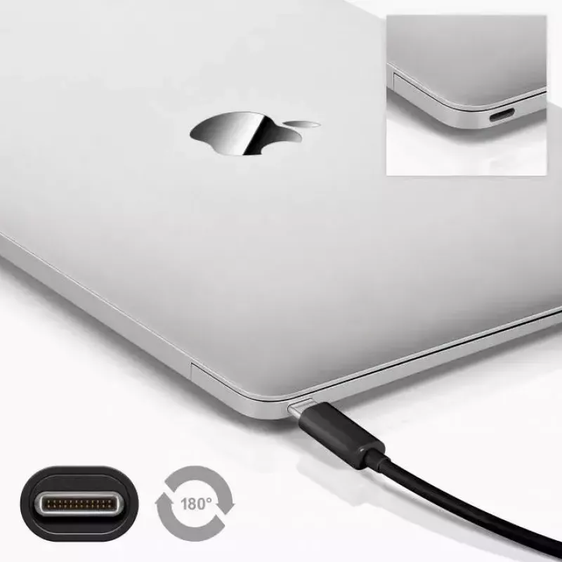 Cabo USB Goobay USB 2.0 1m Micro-USB B USB C preto